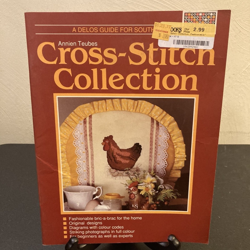 Cross Stitch Collection Teubes Delos Guide South Africa Pattern Book Leaflet Vtg